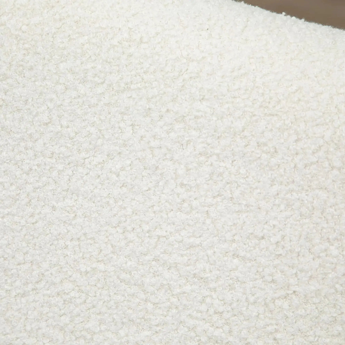 SKOGA – Scandinavian Rocking Chair Solid Rubberwood & Cream Bouclé