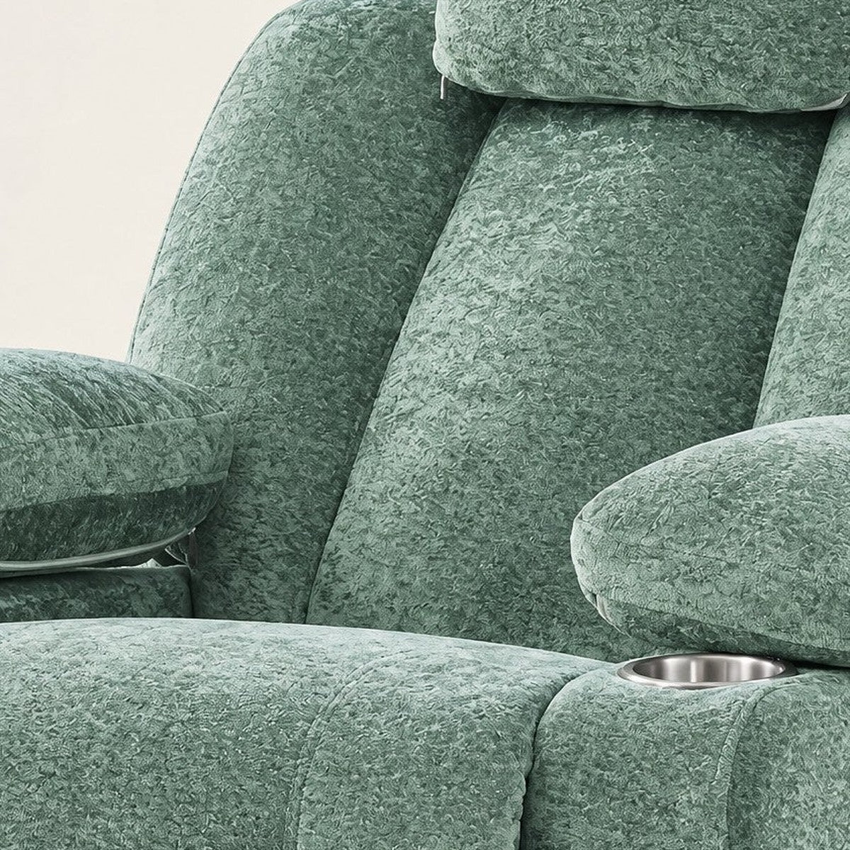 Close-up of The Everett: materials and finish
