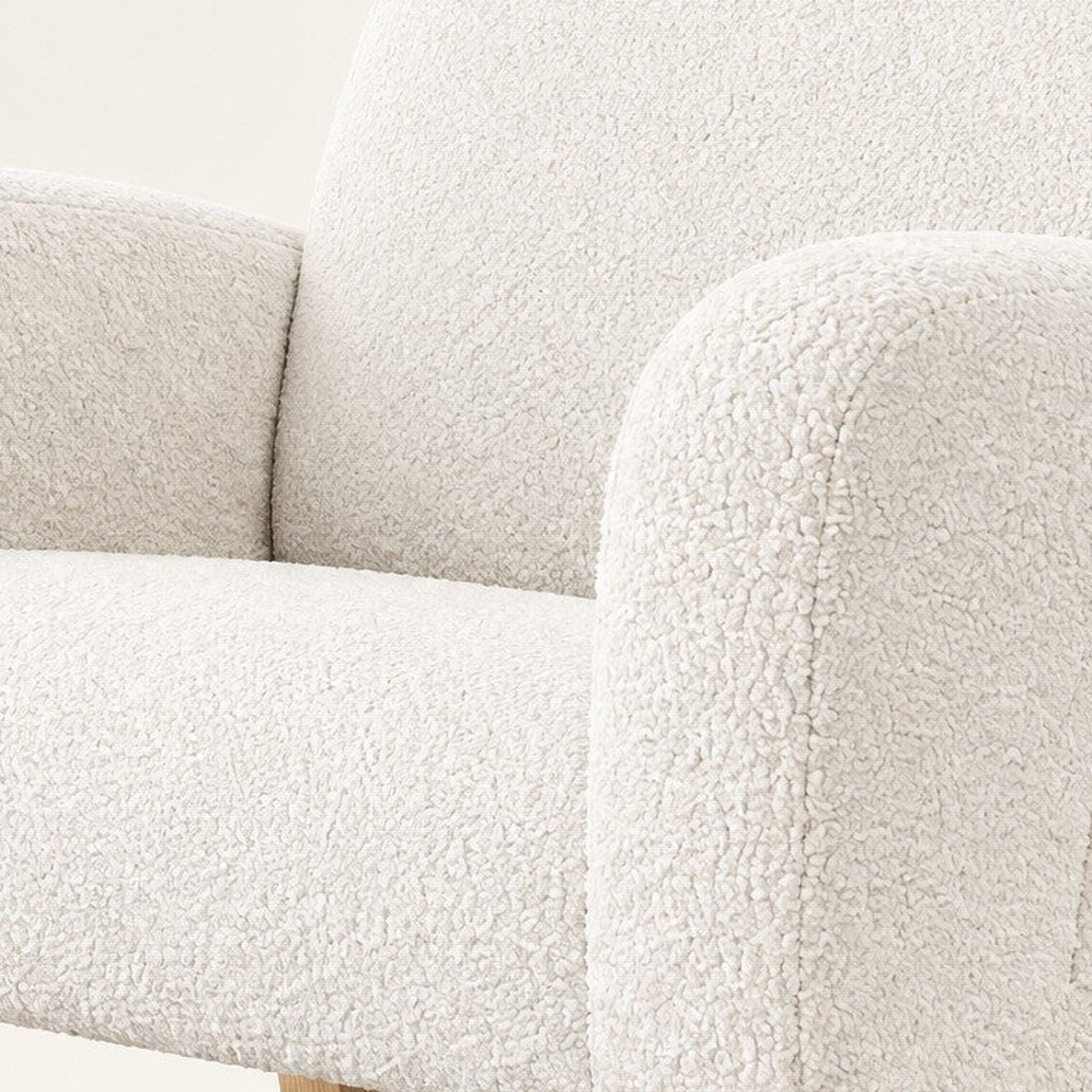 Close-up of The Fleece: materials and finish