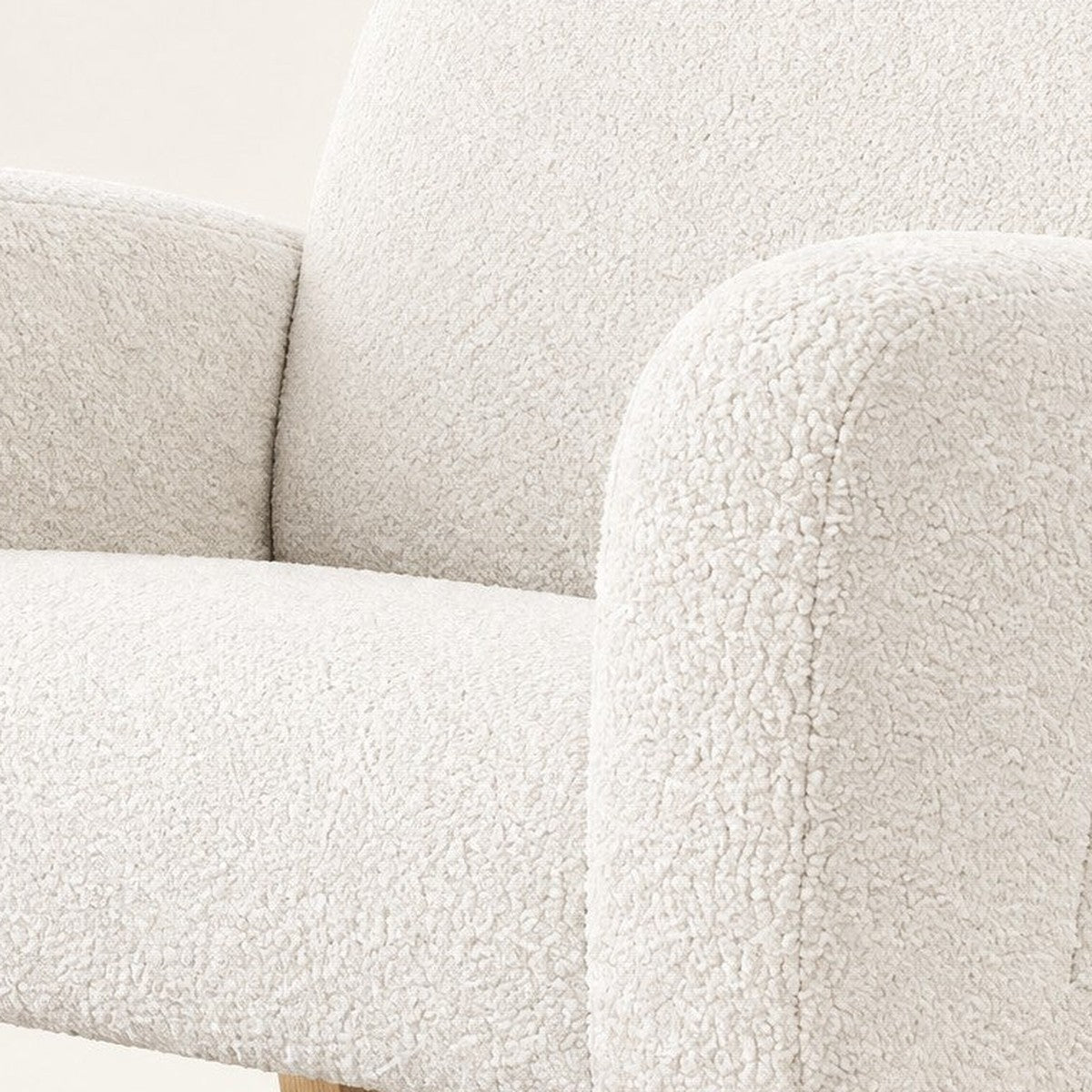 Close-up of The Fleece: materials and finish