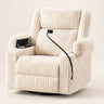 The Grandview oversized power recliner, heat + massage in Beige, studio photo