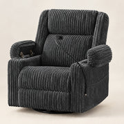 The Grandview Oversized Power Recliner in Dark Grey
