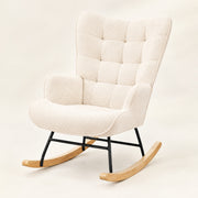 The Petal Compact Teddy Rocker in Ivory