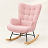 The Petal compact teddy rocker in Pink, studio photo