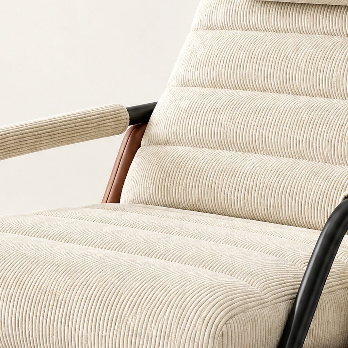 Close-up of The Rowan: materials and finish