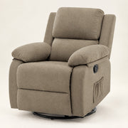 The Scout Compact 360 Swivel Rocker Recliner in Khaki