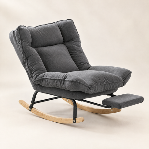 The Slumber Reclining Rocker in Grey