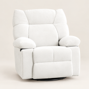 The Solace Power Swivel Rocker Recliner in White